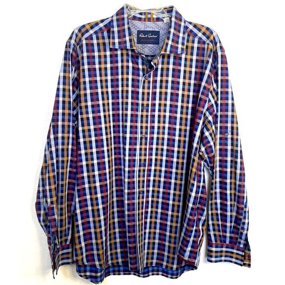 ROBERT GRAHAM TAILORED FIT PLAID BUTTON DOWN SHIRT - Picture 3 of 16